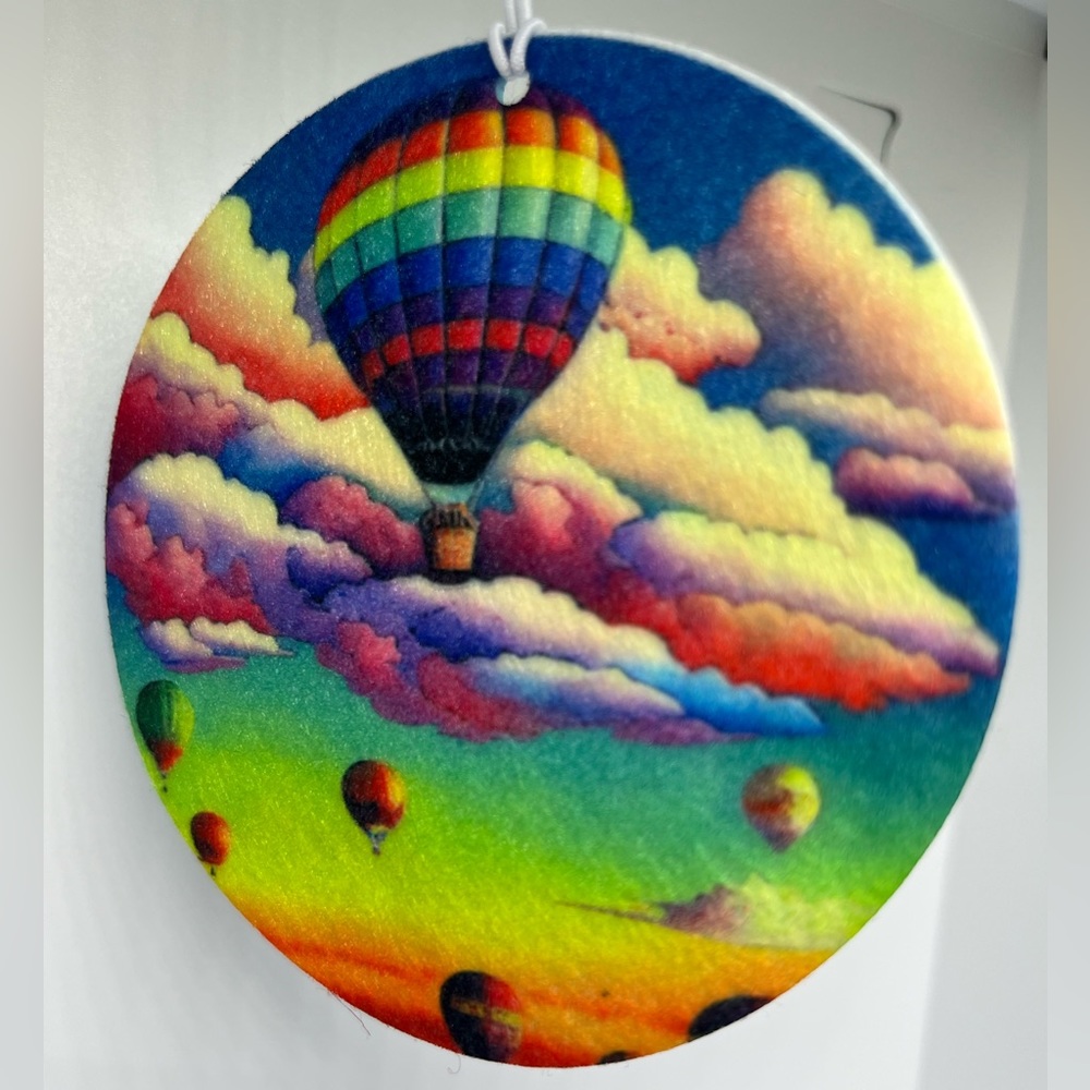 Colorful Hot Air Balloon Air Freshener